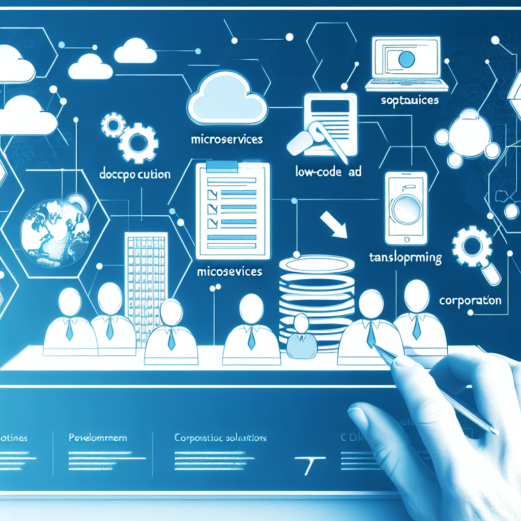 Enterprises Embrace Microservices and Low-Code to Drive Software Development Transformation